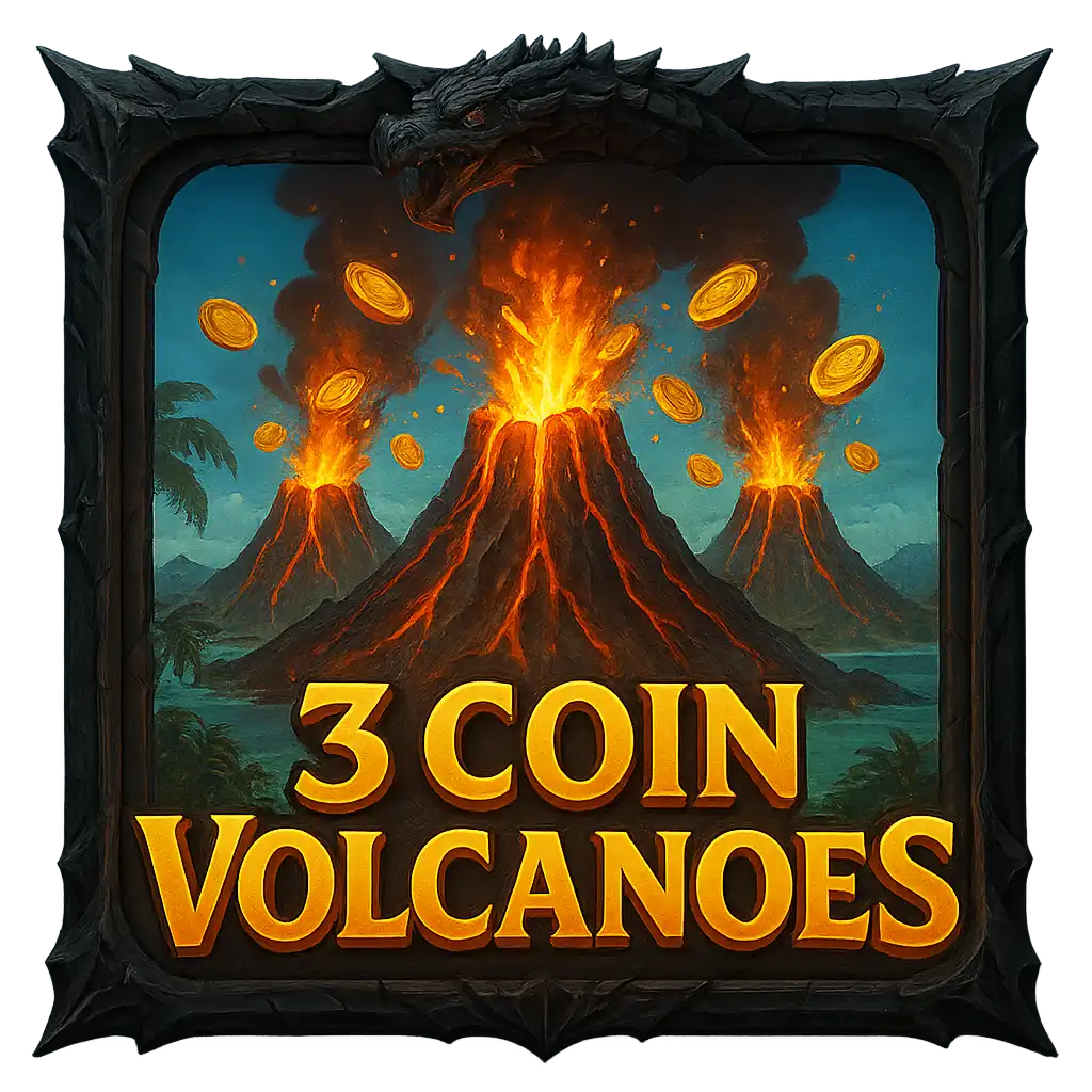 3 Coin Volcanoes slot game